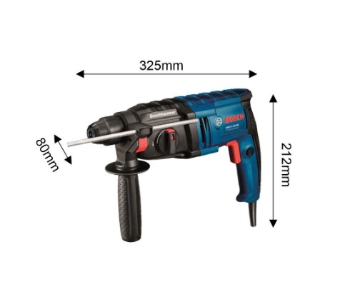 Bosch GBH 2-20 RE Professional SDS Plus Rotary Hammer – Lightweight Rotary Hammer Drill for Concrete, Masonry, and Professional Applications
